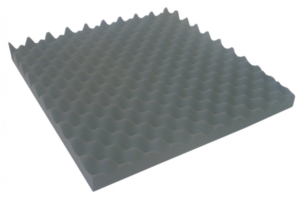 NJS Foam Tiles Style Square Colour Grey (Each Tile) - Click Image to Close