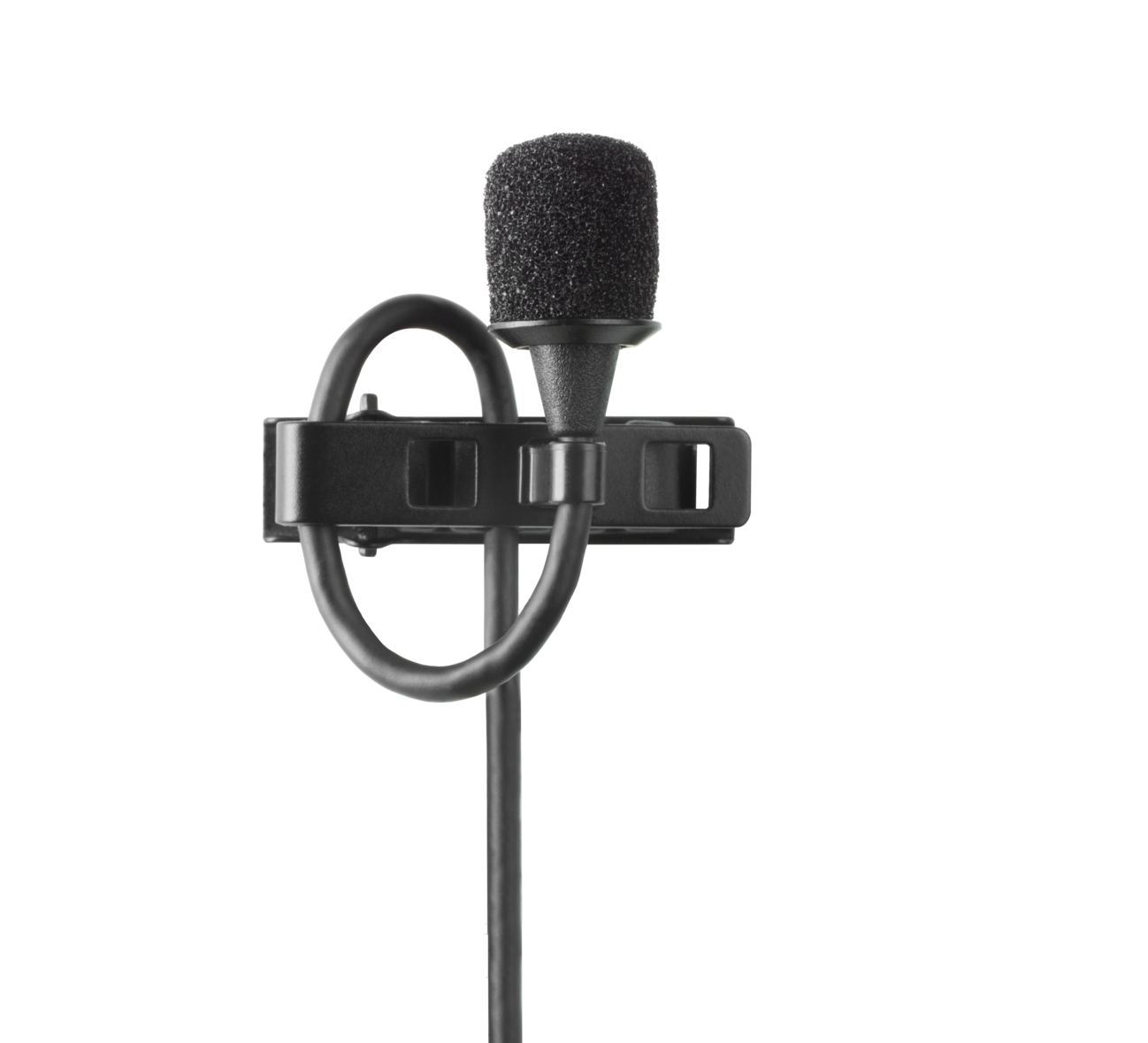 Shure MX150B/O-TQG Omnidirectional Condenser Subminiature Lavalier Microphone with TQG connector for wireless systems (Black) - Click Image to Close